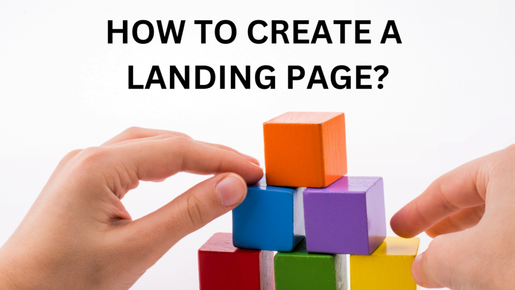 How to create a landing page